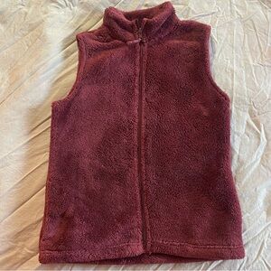 Old Navy Maroon Girl’s Plush Vest